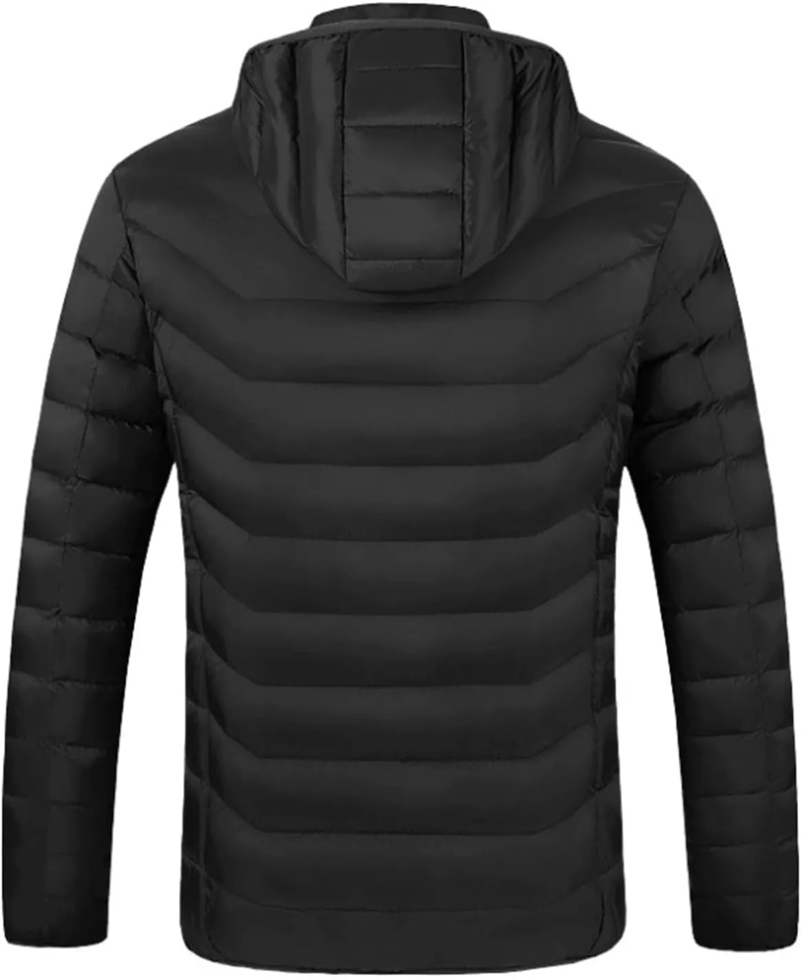 Heated Jackets for Women Lightweight Heated Jacket Men Puffer Winter Jacket Heated Vest Packable Down Coat with Hood