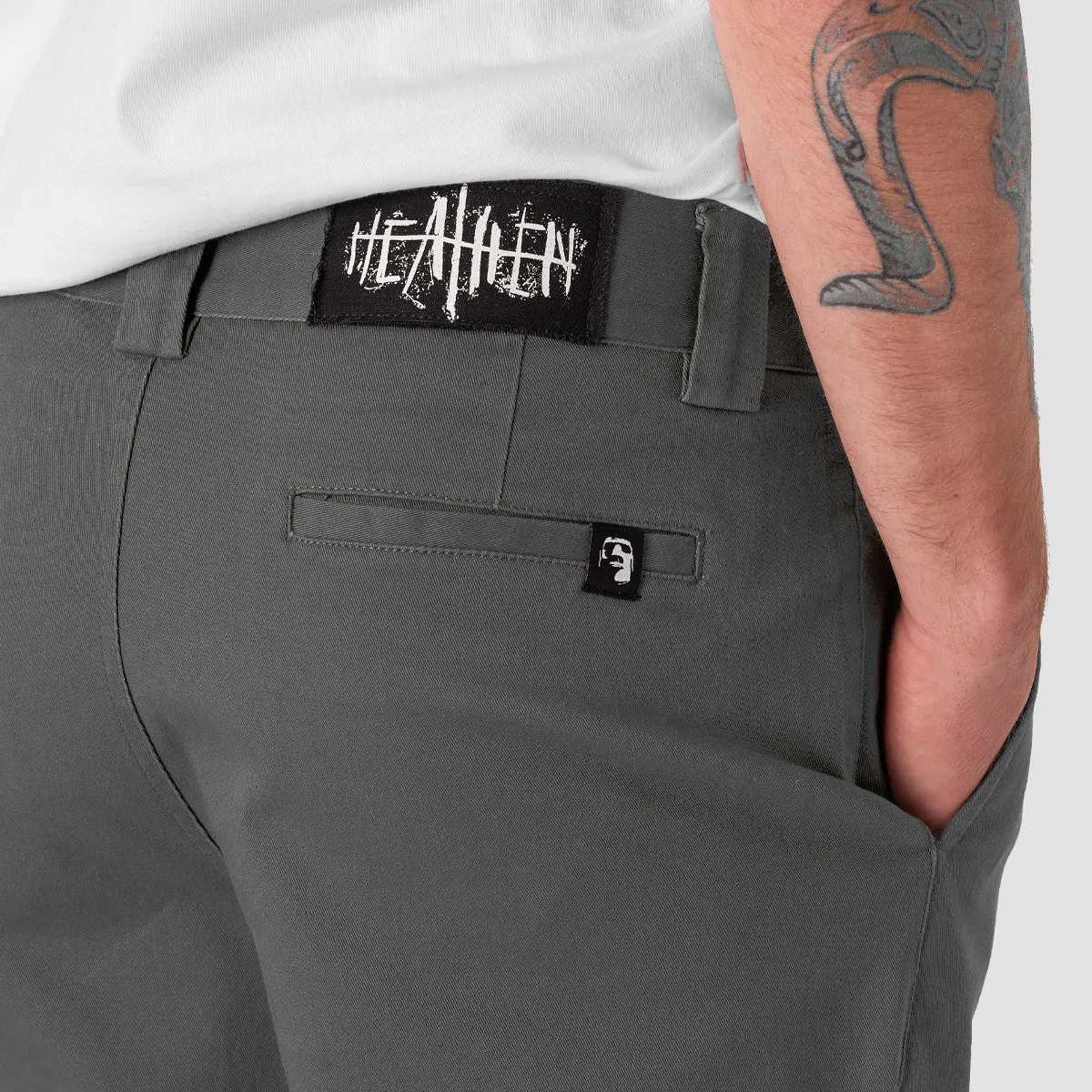 Heathen Battery Work Pants Grey