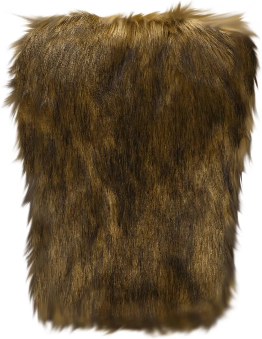 HGps8w Cropped Faux Fur Vest for Women Warm Winter Sleeveless Coat Open Front Fluffy Outerwear Waistcoat Jackets