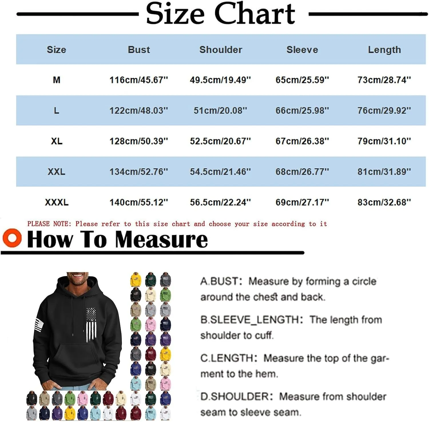 Hoodies for Men Fashion Hoodies Oversized Fleece Sweatshirts Fall Long Sleeve Pullover Big and Tall Graphic Hoodie
