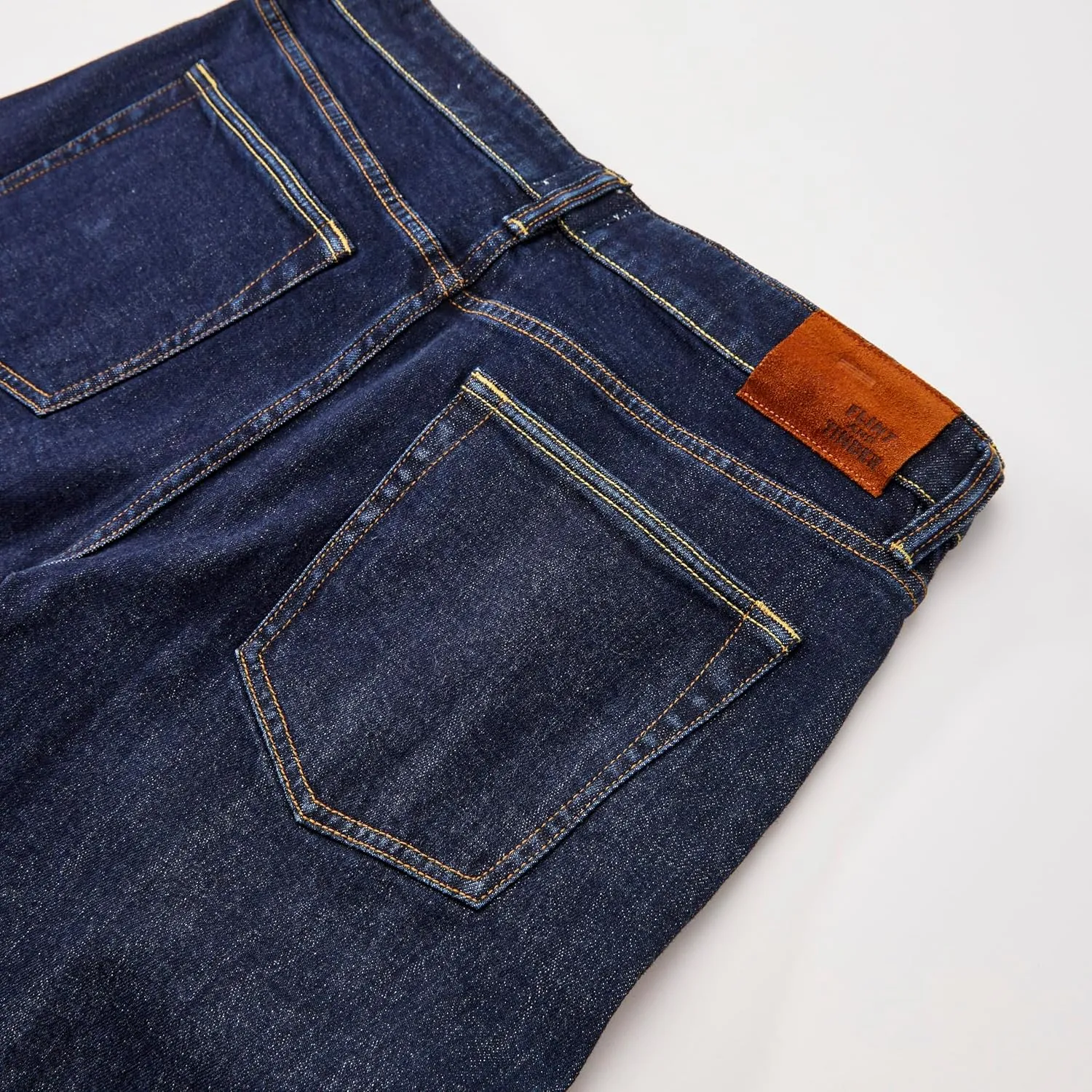 Huckberry Stretch Selvedge Denim Jeans for Men - 11.7 oz Mens Jeans with 1% Stretch, Copper Rivets- Year-Round Men Jeans