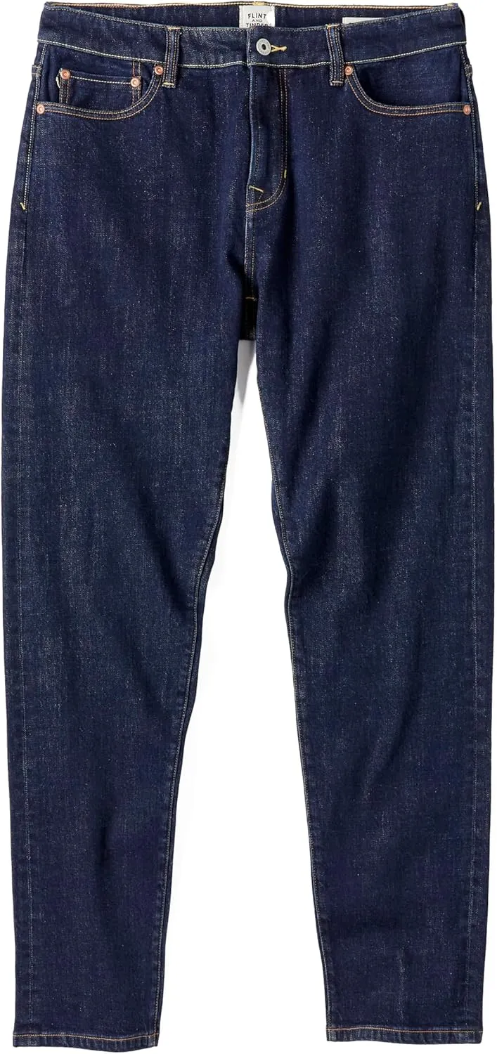Huckberry Stretch Selvedge Denim Jeans for Men - 11.7 oz Mens Jeans with 1% Stretch, Copper Rivets- Year-Round Men Jeans