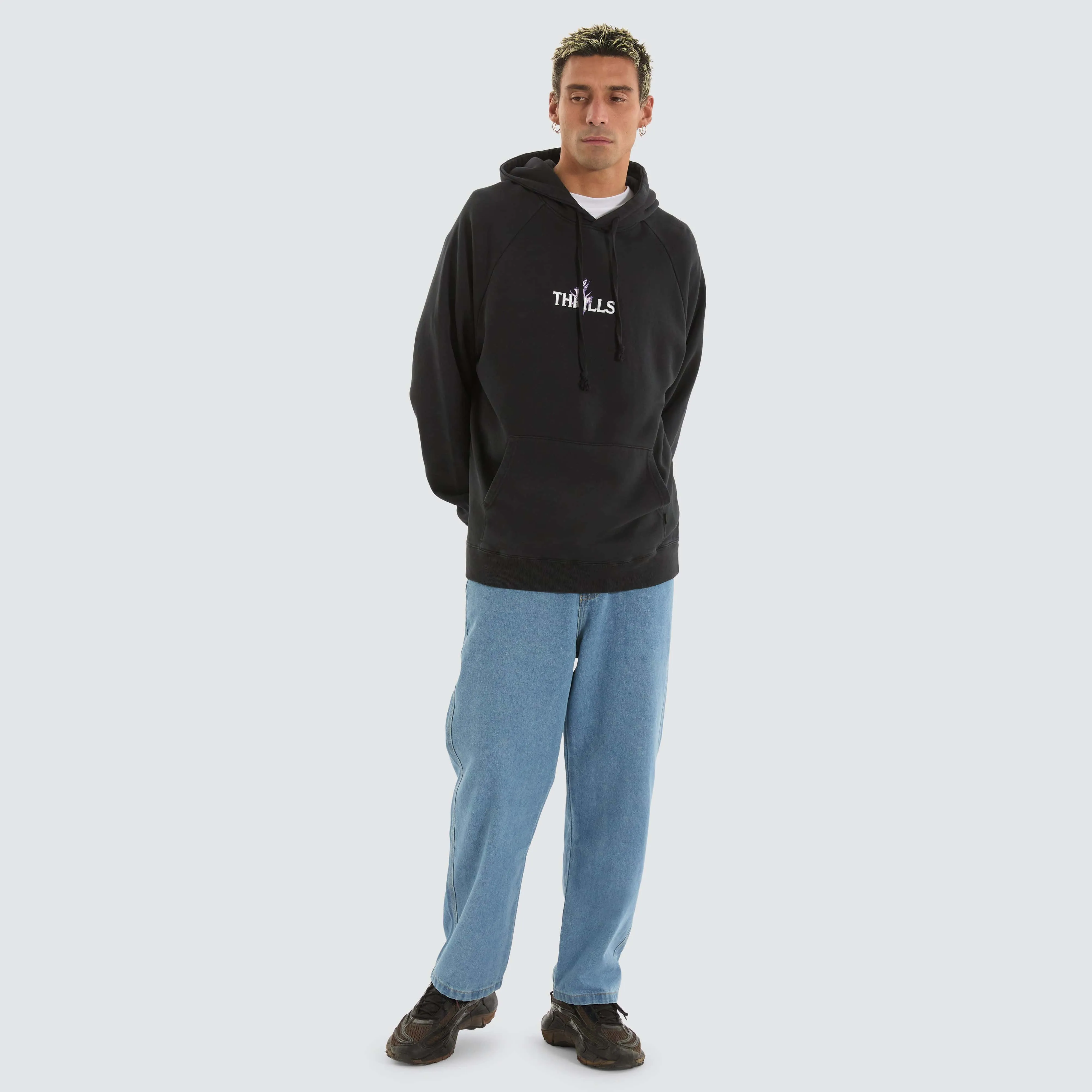 In Bloom Raglan Pull On Hood Twilight Black