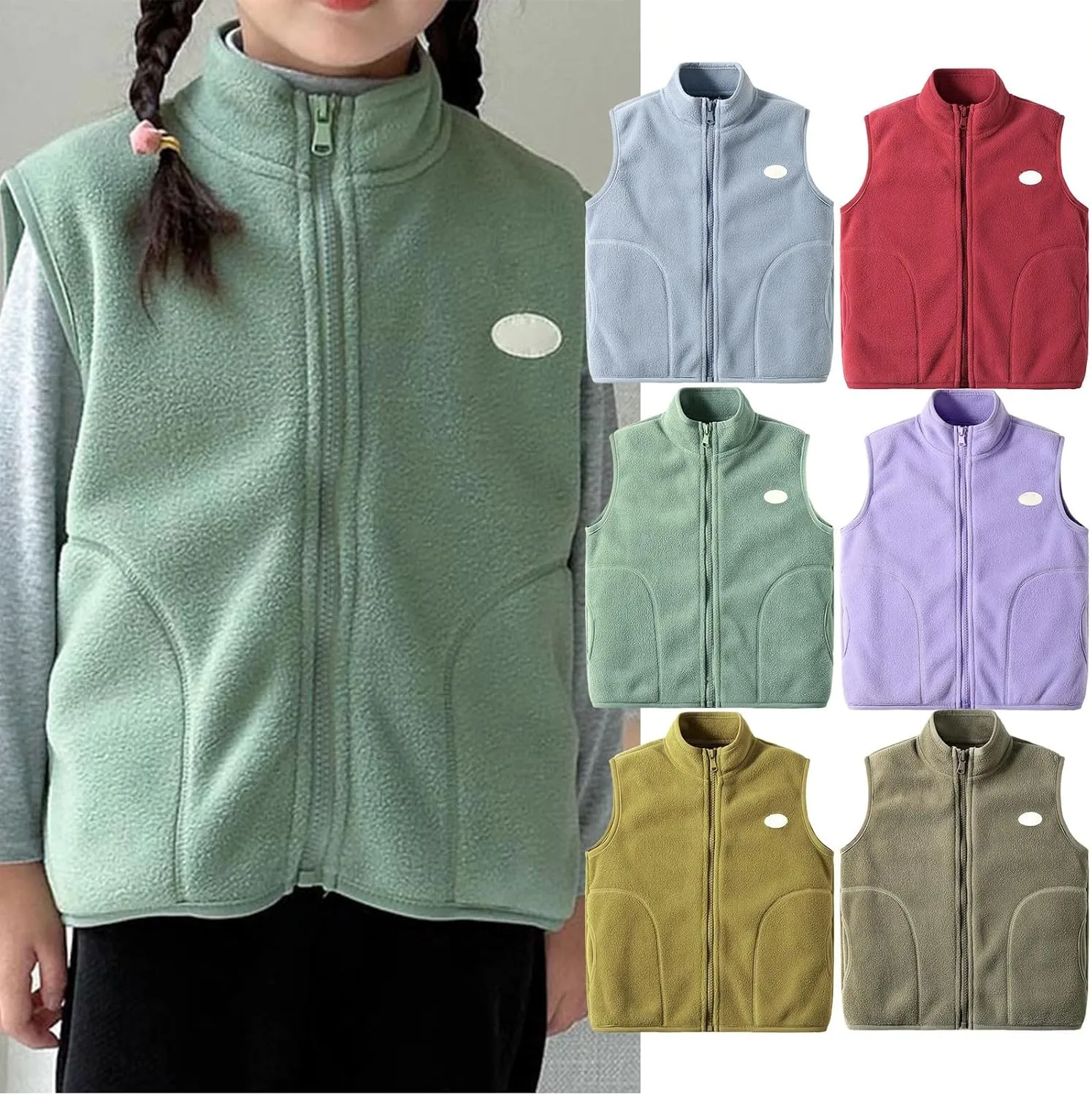 Infant Baby Boys Girls Cotton Warm Vest Tops Button Down Sleeveless Cardigans Padded Waistcoat Baby Tank