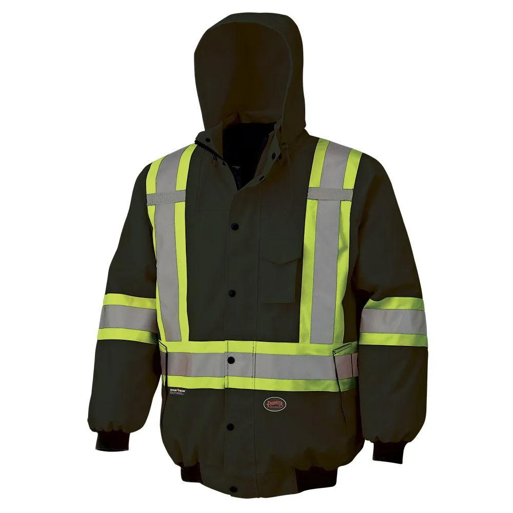 Jacket - Pioneer Hi-Viz 100% Waterproof Bomber, 5022 / 5023 / 5026