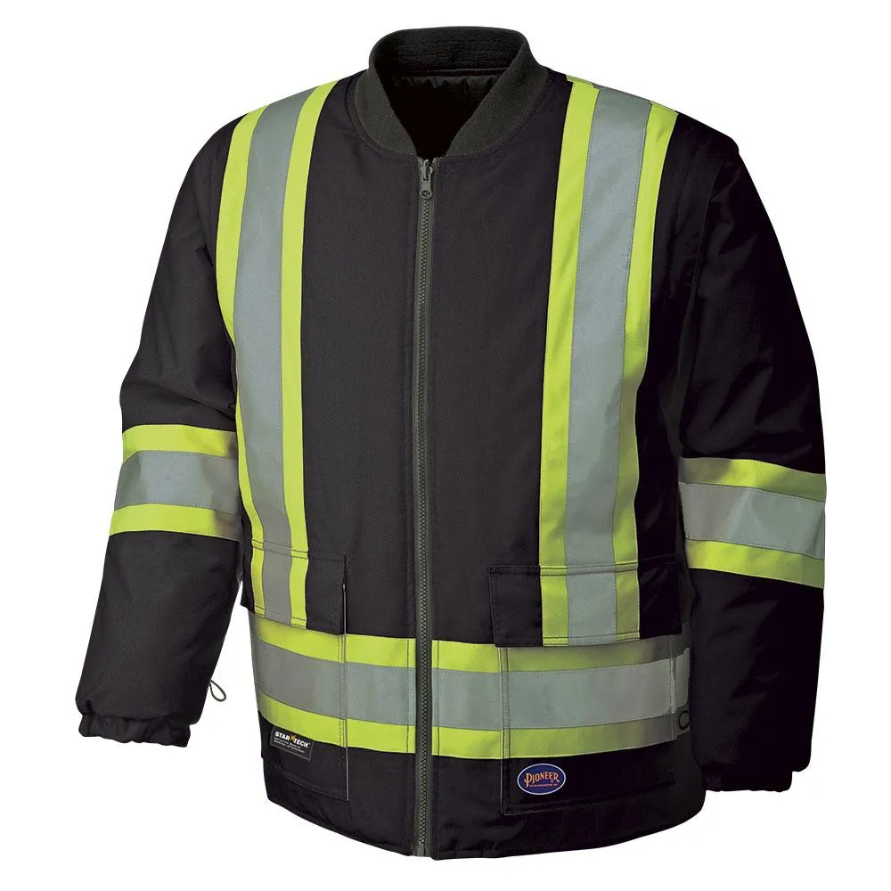 Jacket - Pioneer Hi-Viz 100% Waterproof Bomber, 5022 / 5023 / 5026