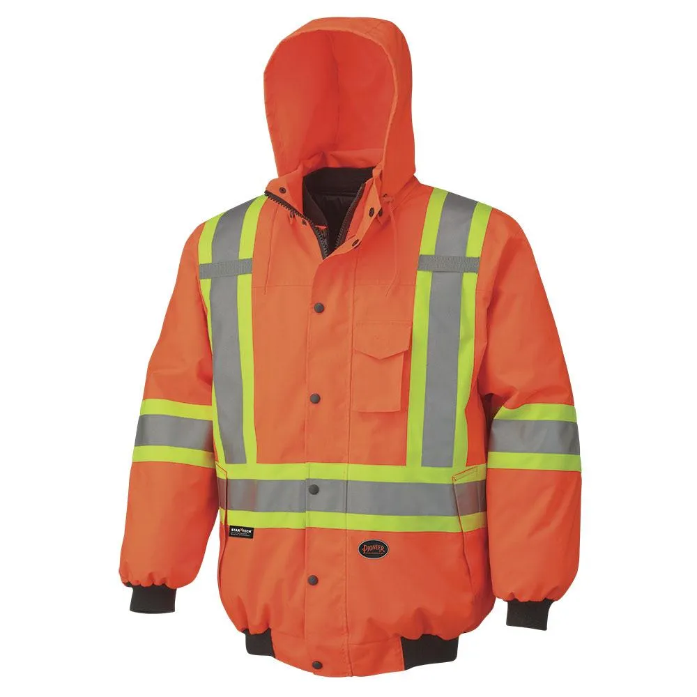 Jacket - Pioneer Hi-Viz 100% Waterproof Bomber, 5022 / 5023 / 5026