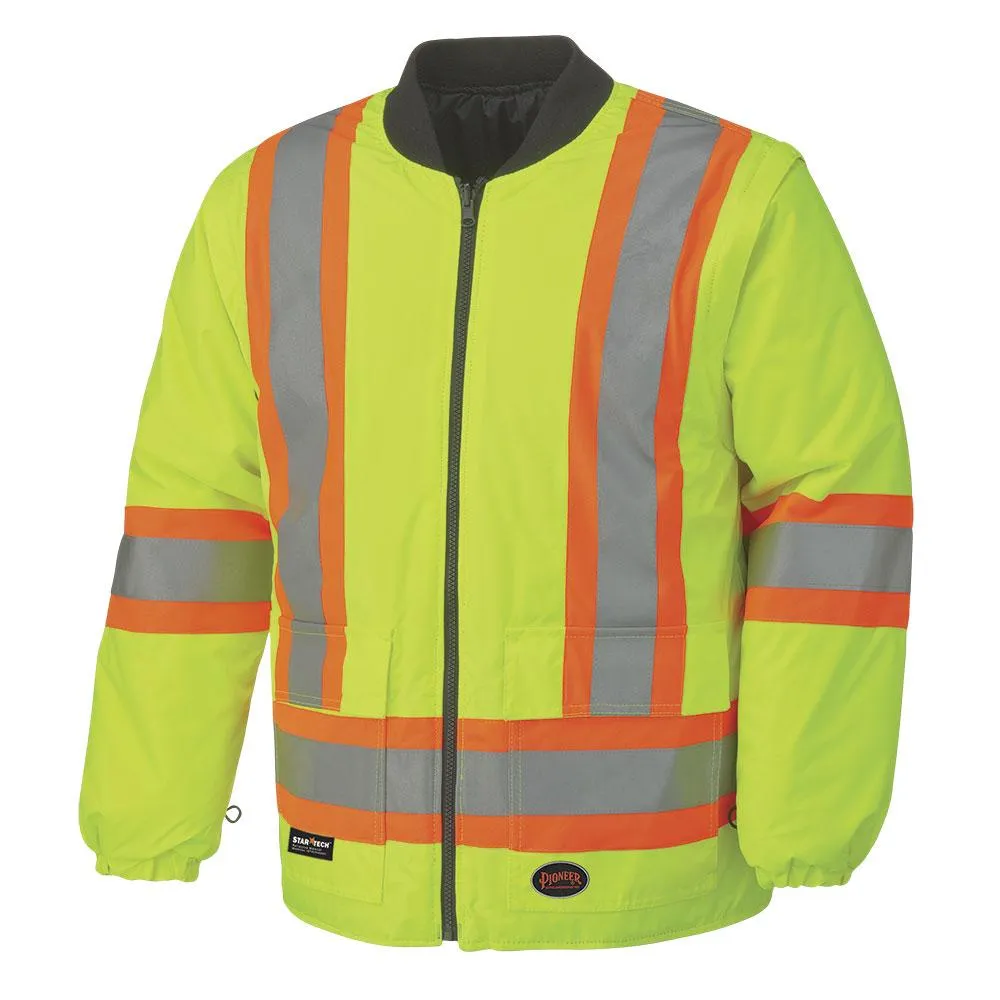 Jacket - Pioneer Hi-Viz 100% Waterproof Bomber, 5022 / 5023 / 5026