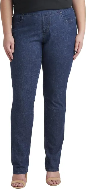 JAG Jeans Women's Peri Mid Rise Straight Leg Pull-on Jeans