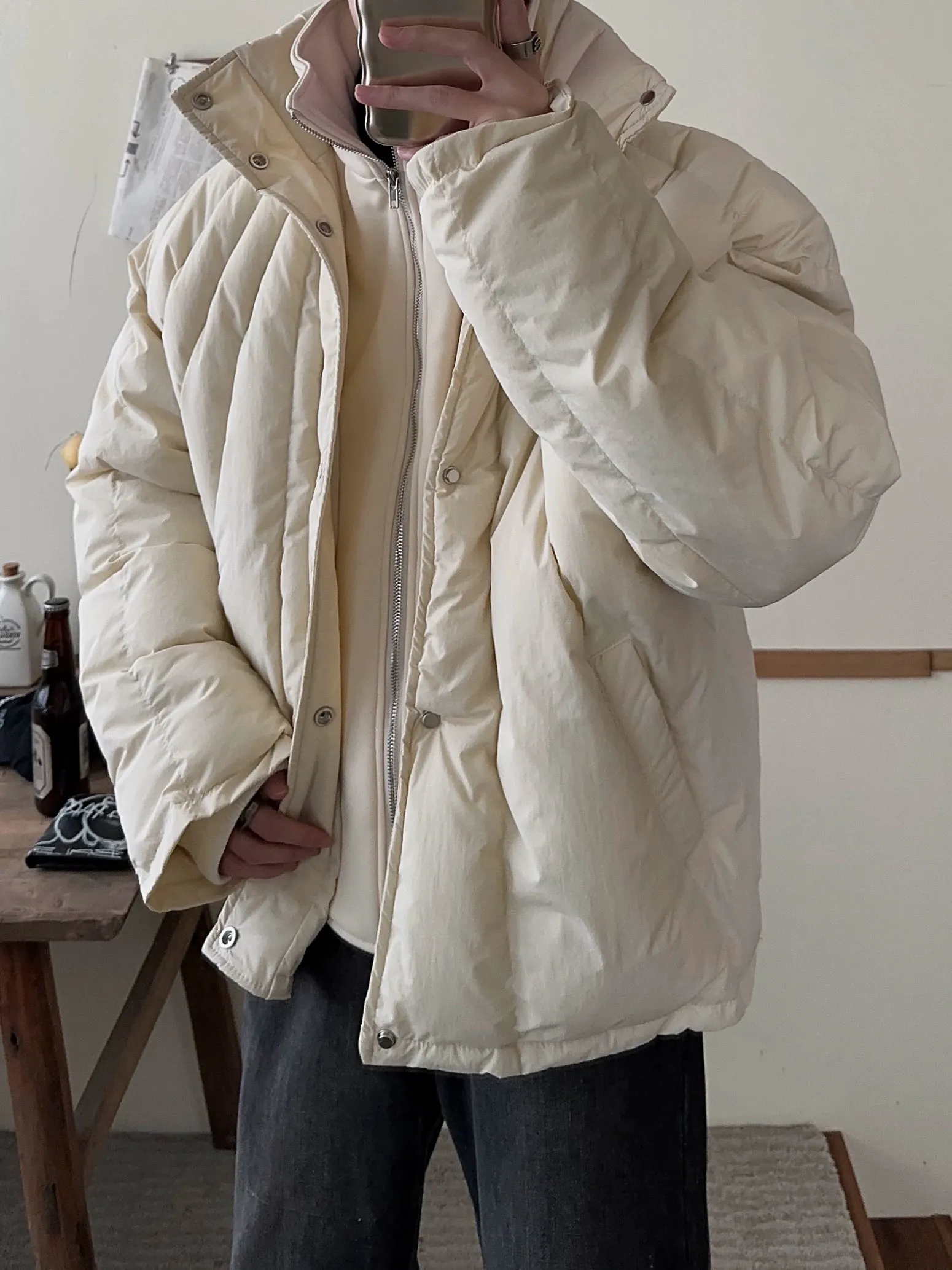 JM Fake Two-piece Thick Jacket