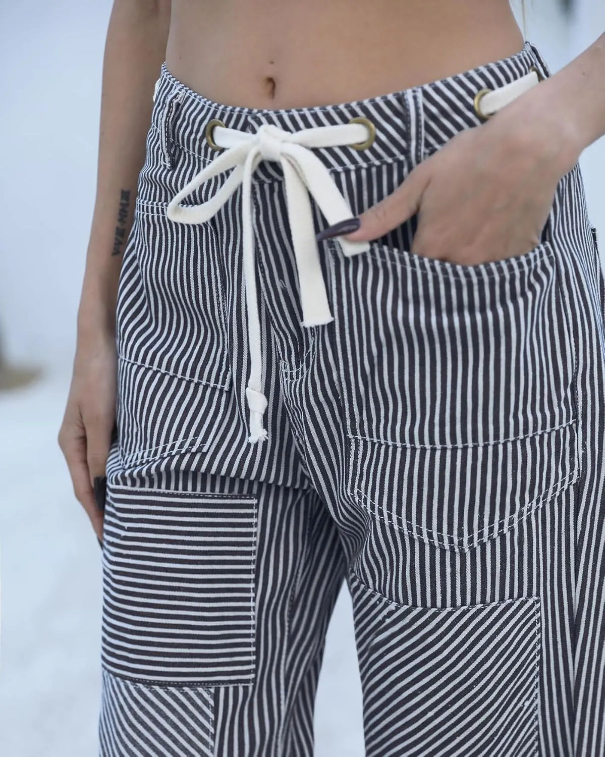 Kedera Women Striped Barrel Jeans Casual Loose Denim Jeans Wide Leg Baggy Pants Mid Waist Boyfriend Jeans Y2k