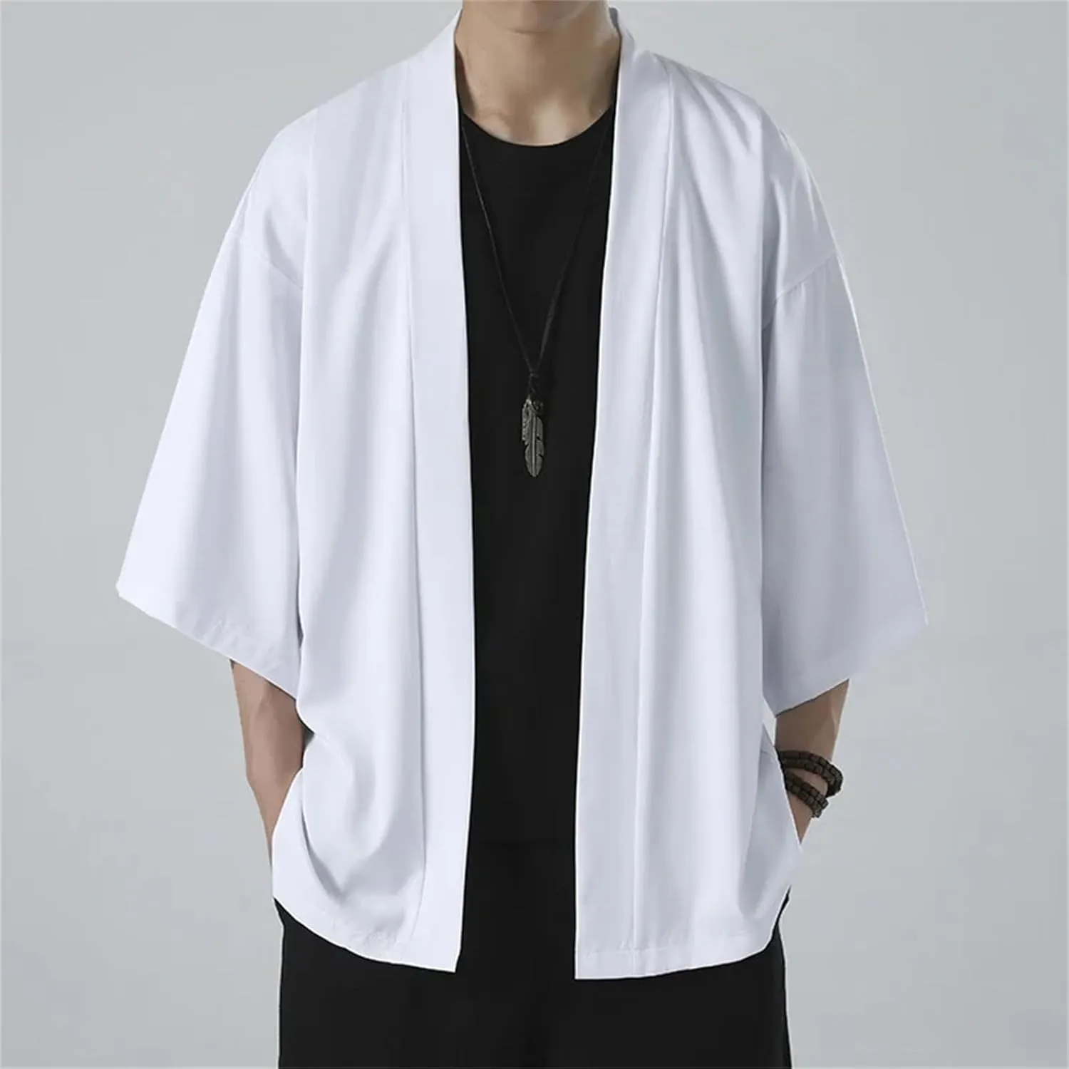 Kimono Men Cloak Beach Shirt Summer Men Unisex Clothing Shirt
