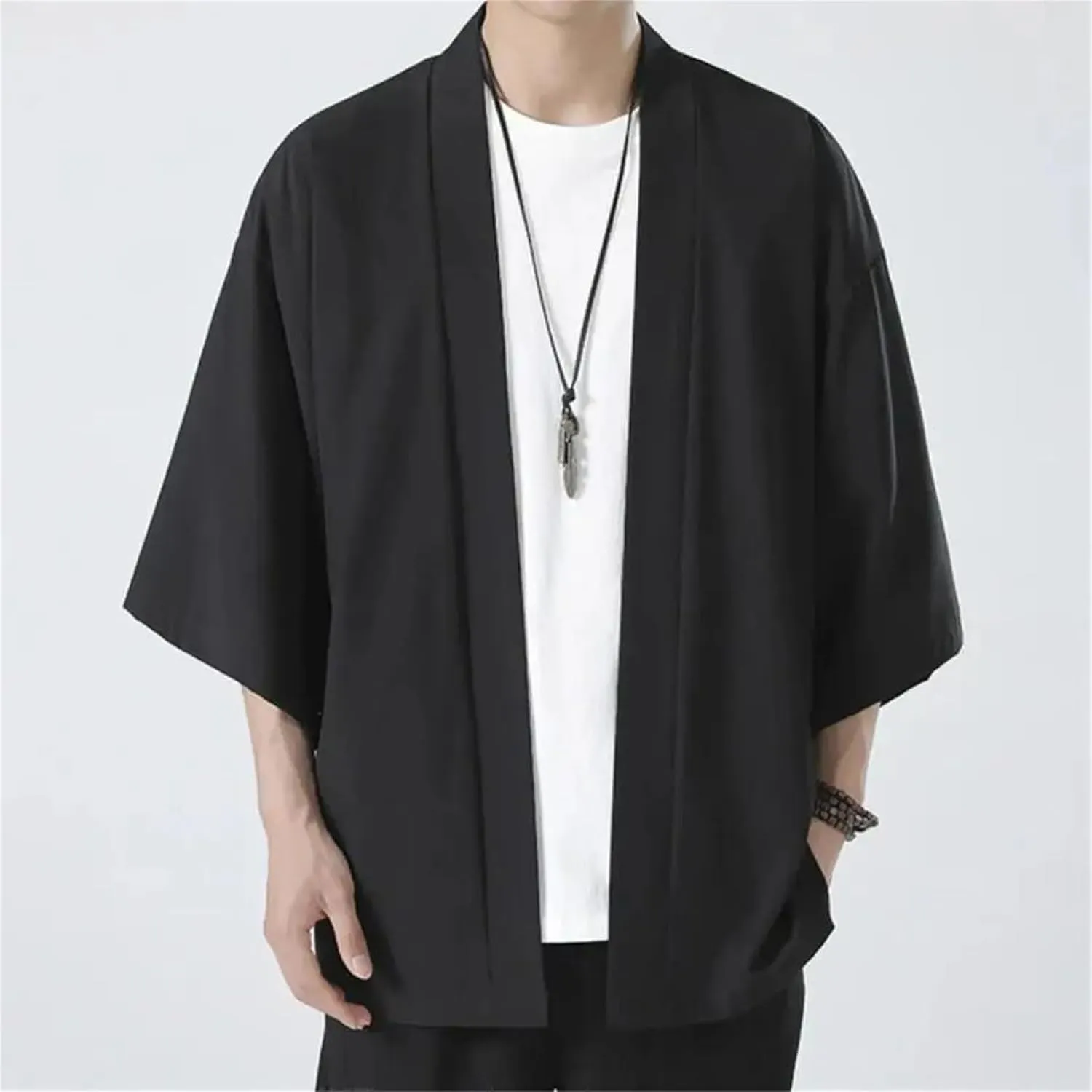 Kimono Men Cloak Beach Shirt Summer Men Unisex Clothing Shirt