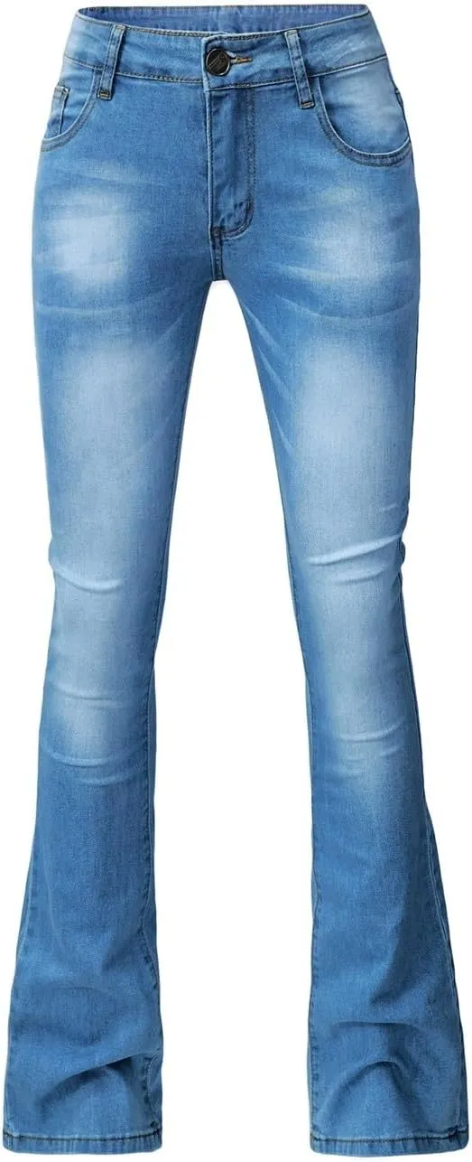 LCMTWX Jeans Women Jeans for Women Ripped Hem Low Waisted Jeans for Women High Waist Stretchy Jeans for Woman Jeans for