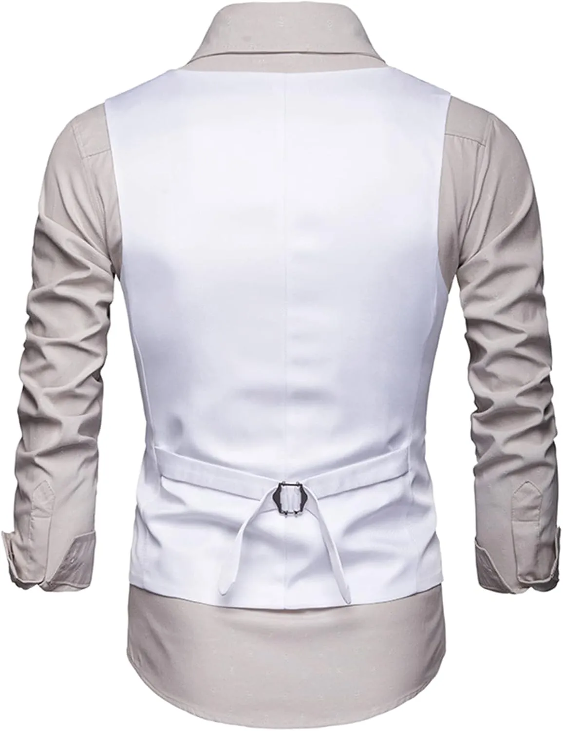 LCMTWX Travel Vest For Men 2024 Pocket Retro Color Vest Blouse With Button White Vest Black Jacket Vest Men Suit Jacket