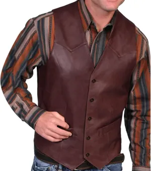 LCMTWX Vest Men Leather V Neck Pocket Retro Color Vest Blouse With Button 1920S Mens Costume Denim Vest Men Dress Vest
