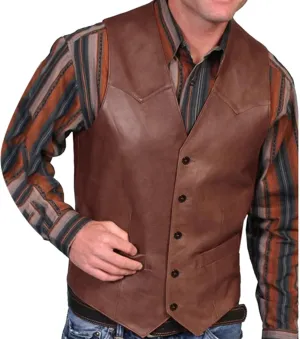 LCMTWX Vest Men Leather V Neck Pocket Retro Color Vest Blouse With Button 1920S Mens Costume Denim Vest Men Dress Vest