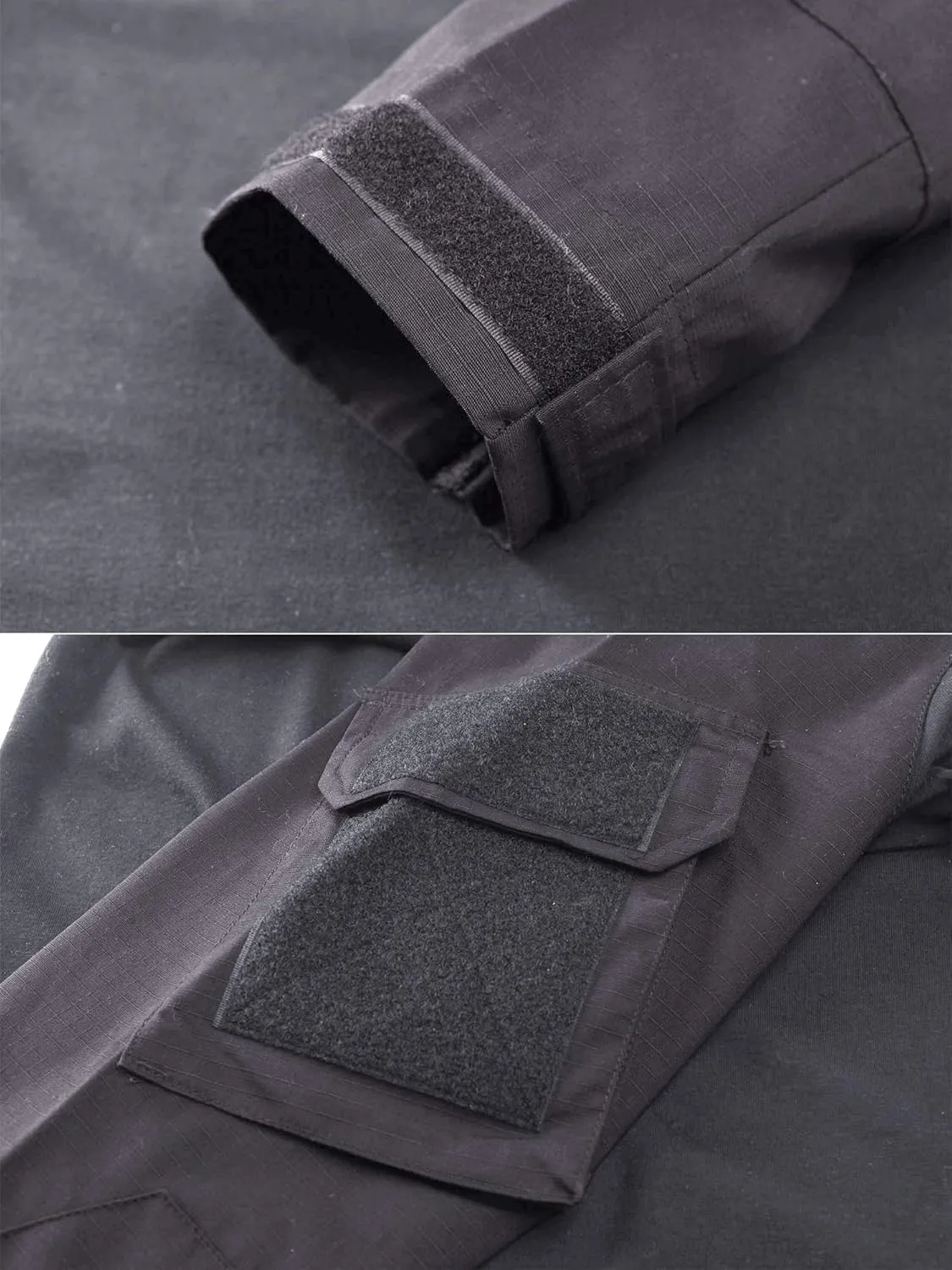 LiliChan Tactical Shirts for Men Long Sleeve Military Shirt Outdoor Shirt Tactical Combat Shirt with Zipper