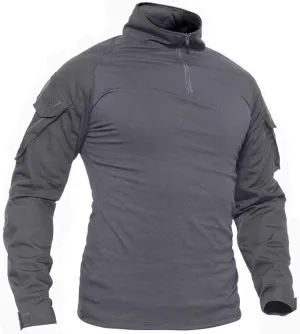 LiliChan Tactical Shirts for Men Long Sleeve Military Shirt Outdoor Shirt Tactical Combat Shirt with Zipper