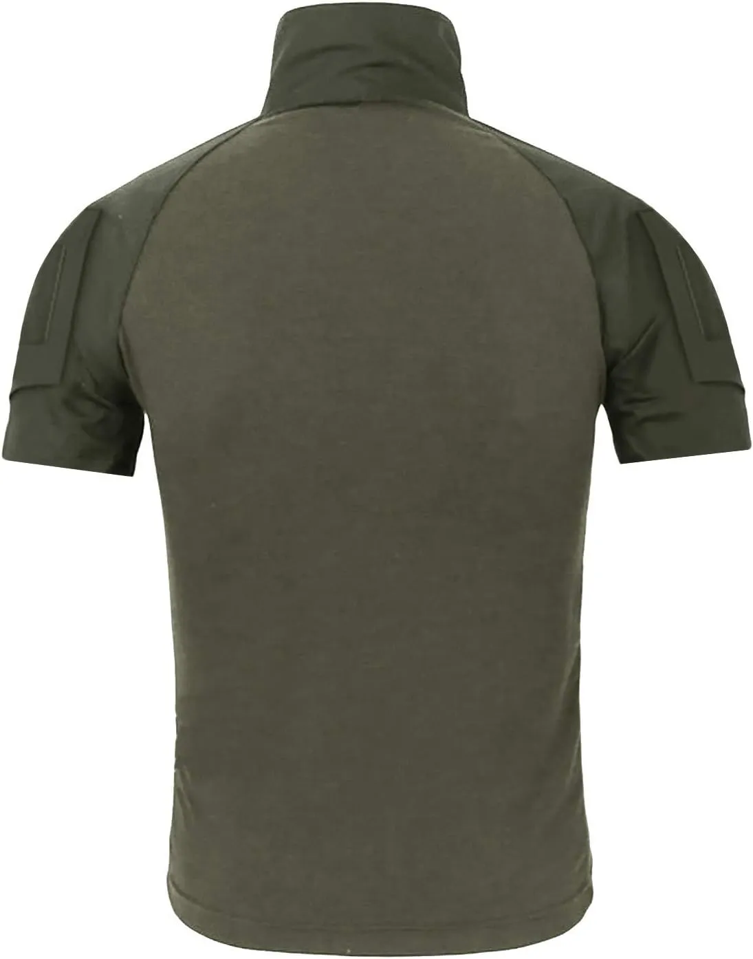Lilychan Mens Tactical Short Sleeve Shirts Military Shirt Outdoor Shirt Tactical Combat Shirt with Zipper