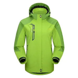 Lixada Waterproof Windproof Detachable Hooded Jacket  for Women