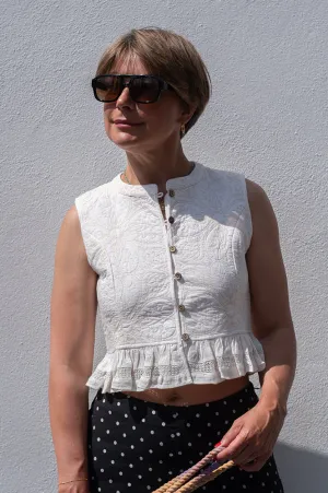 Maison Hotel Sandro Tesela Ivory Vest