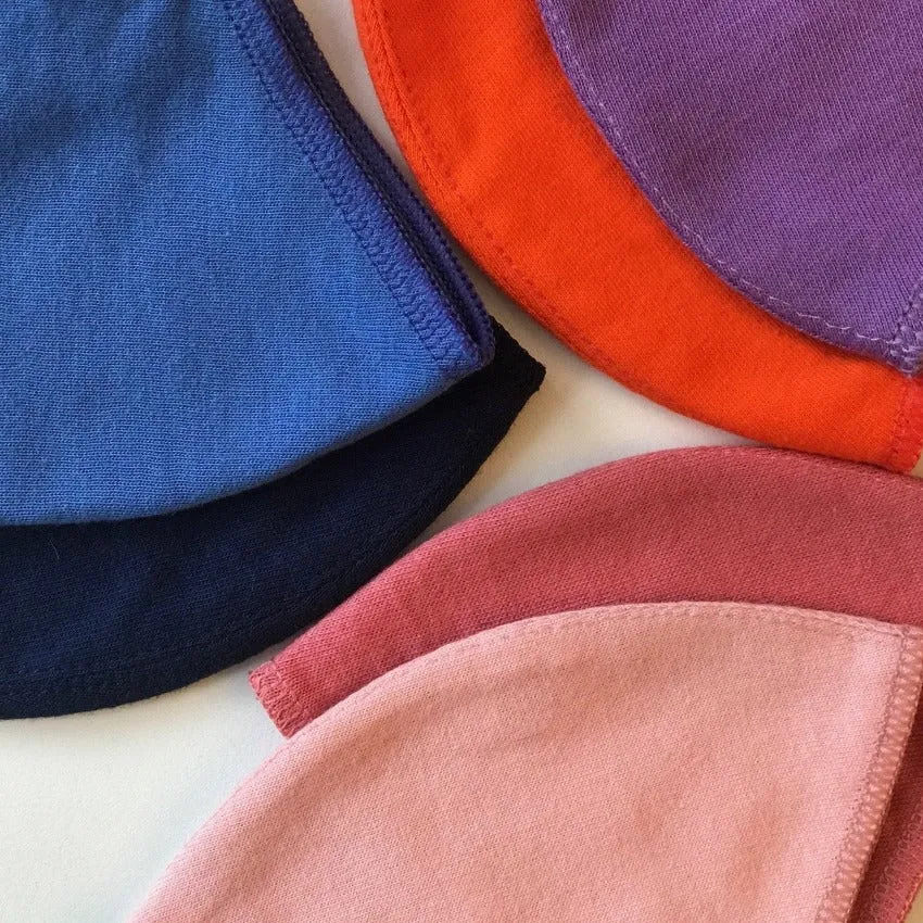 Mask | Oval | Night Blue | Kids 6-9 | 2-Layers | Soft Cotton