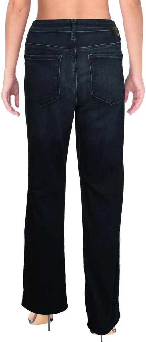 Mavi Women's Kendra High Rise Straight Boyfriend Jeans - Stretch Denim Jeans - Comfortable Jeans for Women, Machine Washable
