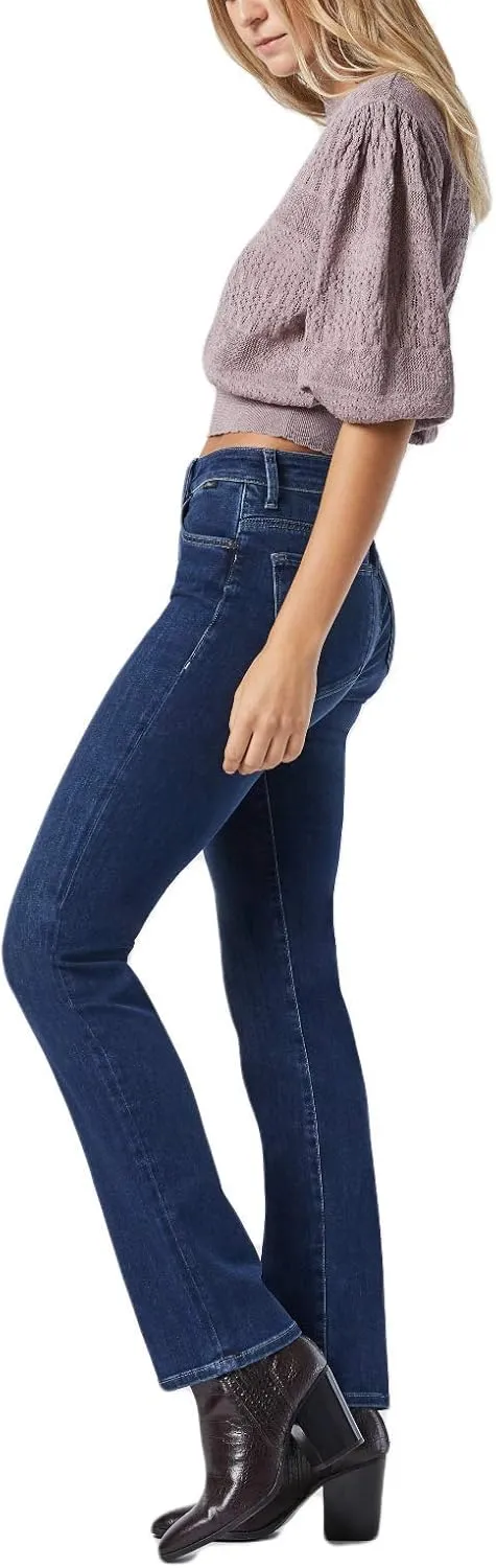 Mavi Women's Kendra High Rise Straight Boyfriend Jeans - Stretch Denim Jeans - Comfortable Jeans for Women, Machine Washable