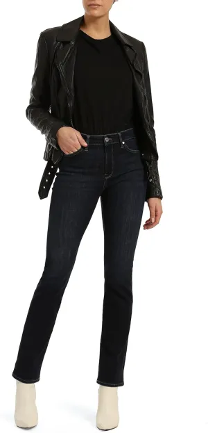 Mavi Women's Kendra High Rise Straight Boyfriend Jeans - Stretch Denim Jeans - Comfortable Jeans for Women, Machine Washable