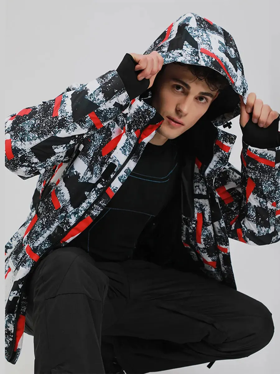 Men Insulated Skiing Shell Jacket Outdoor Snowsuits