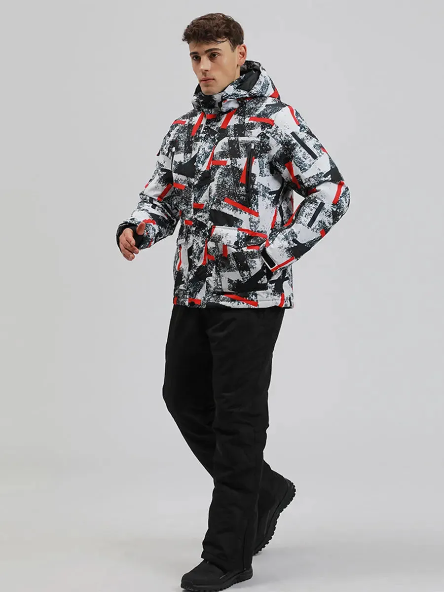 Men Insulated Skiing Shell Jacket Outdoor Snowsuits