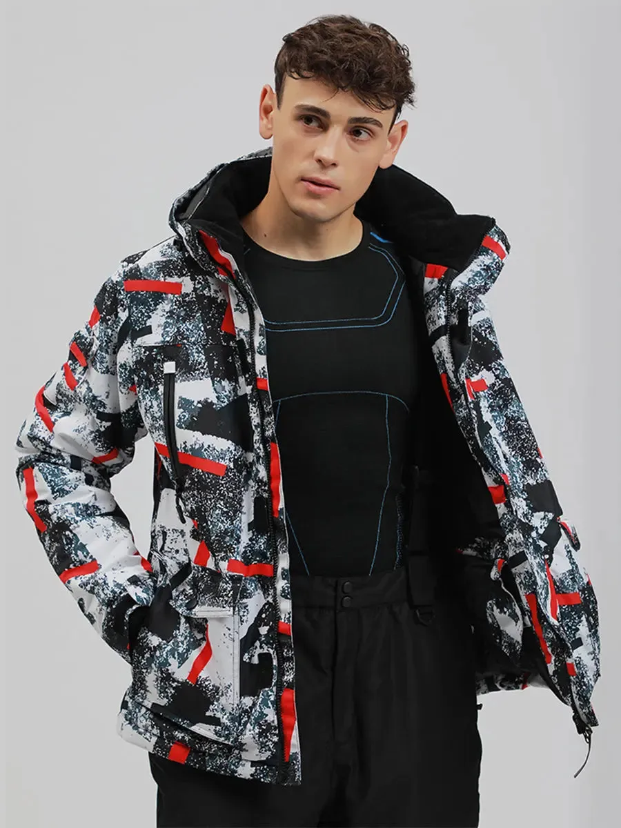 Men Insulated Skiing Shell Jacket Outdoor Snowsuits