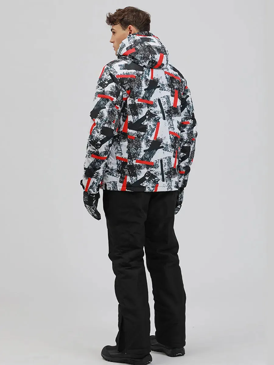 Men Insulated Skiing Shell Jacket Outdoor Snowsuits