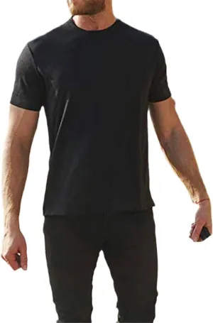Men's Basic Shirt Breathable Quick Dry Crew Neck T-Shirt
