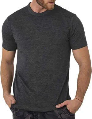 Men's Basic Shirt Breathable Quick Dry Crew Neck T-Shirt