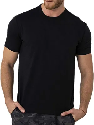 Men's Basic Shirt Breathable Quick Dry Crew Neck T-Shirt