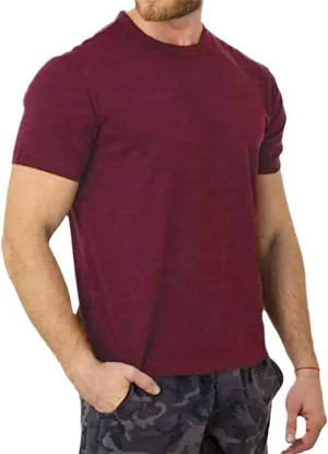 Men's Basic Shirt Breathable Quick Dry Crew Neck T-Shirt
