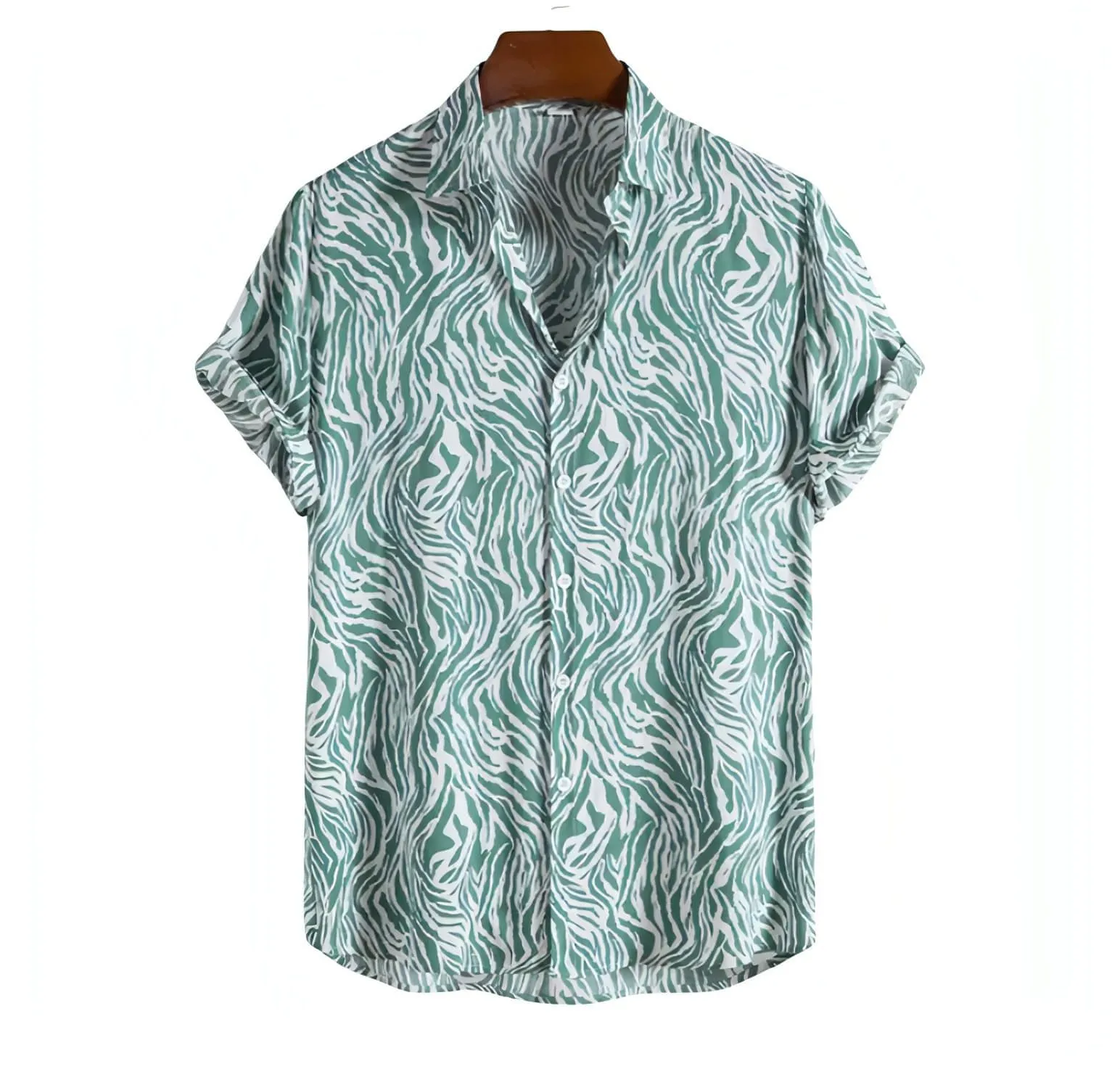 Mens Beach Shirts - Hawaiian shirts - Cheetah