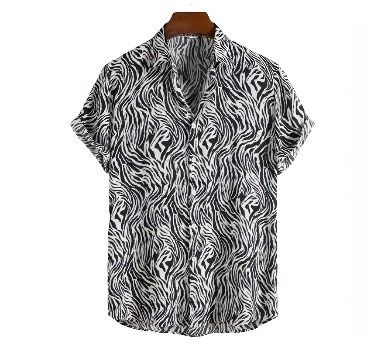 Mens Beach Shirts - Hawaiian shirts - Cheetah
