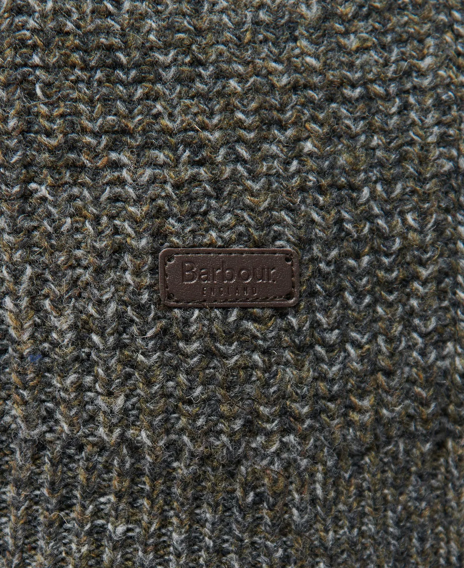 Men's Horseford Jumper - Half Button - Olive