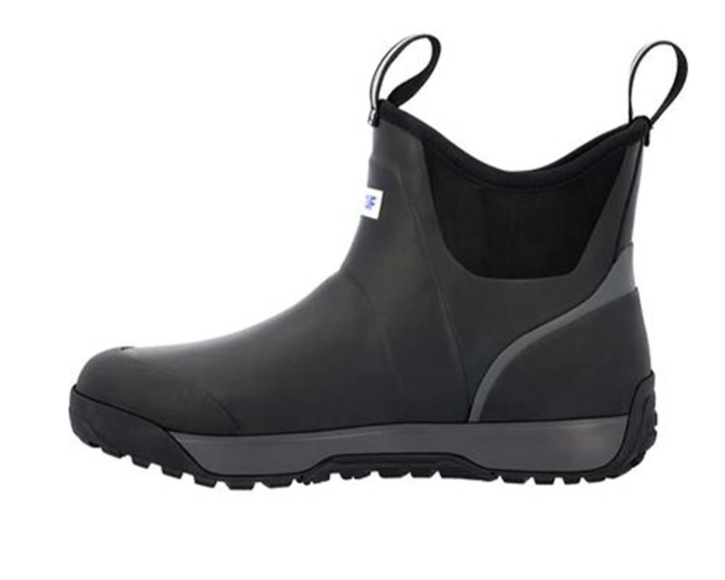 Men`s Ice Fleece Lined Rubber Ankle Deck Boot