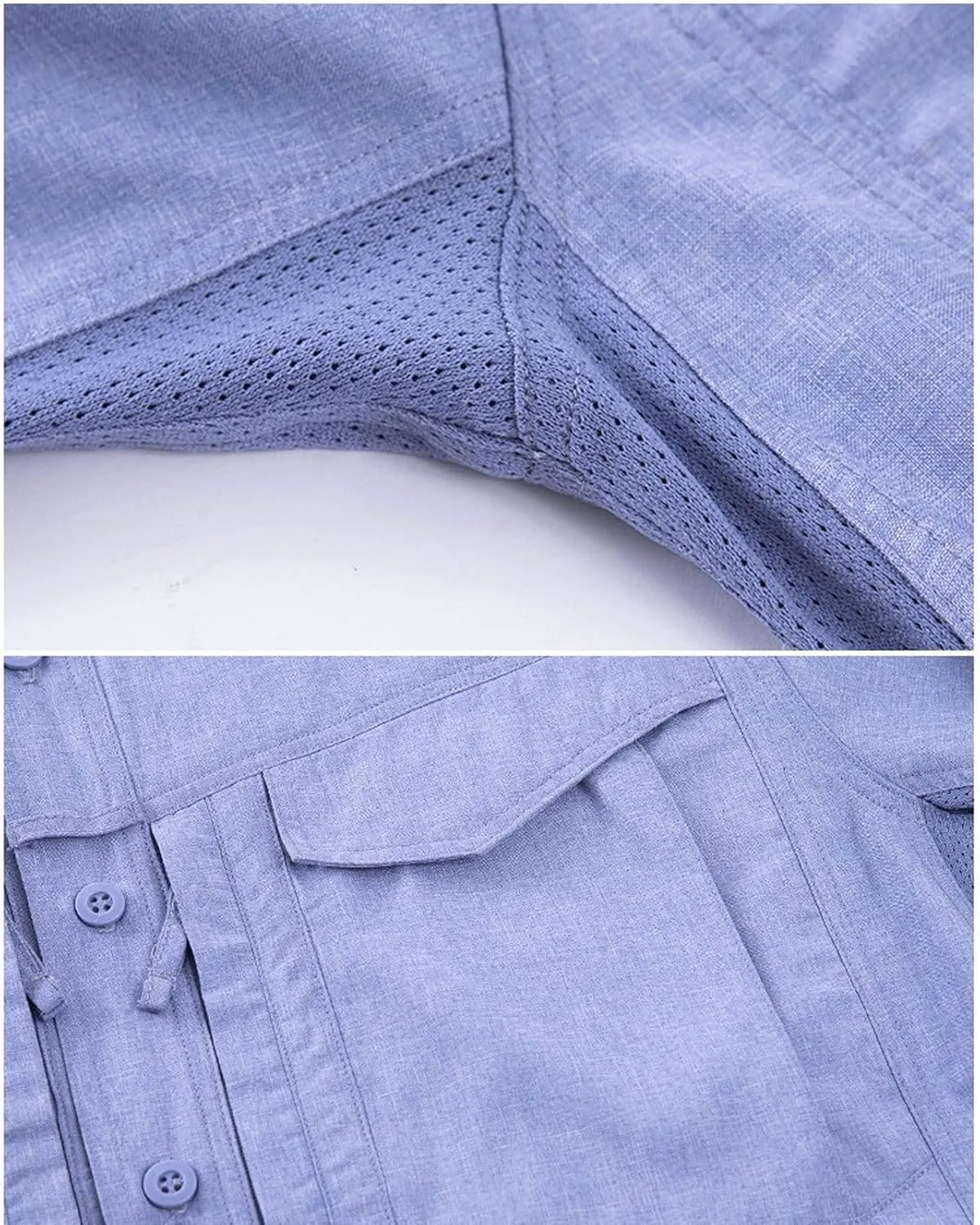 Mens Long Sleeve Shirt Shirt Quick Dry Outdoor Shirt Summer Long Sleeve Work Shirt