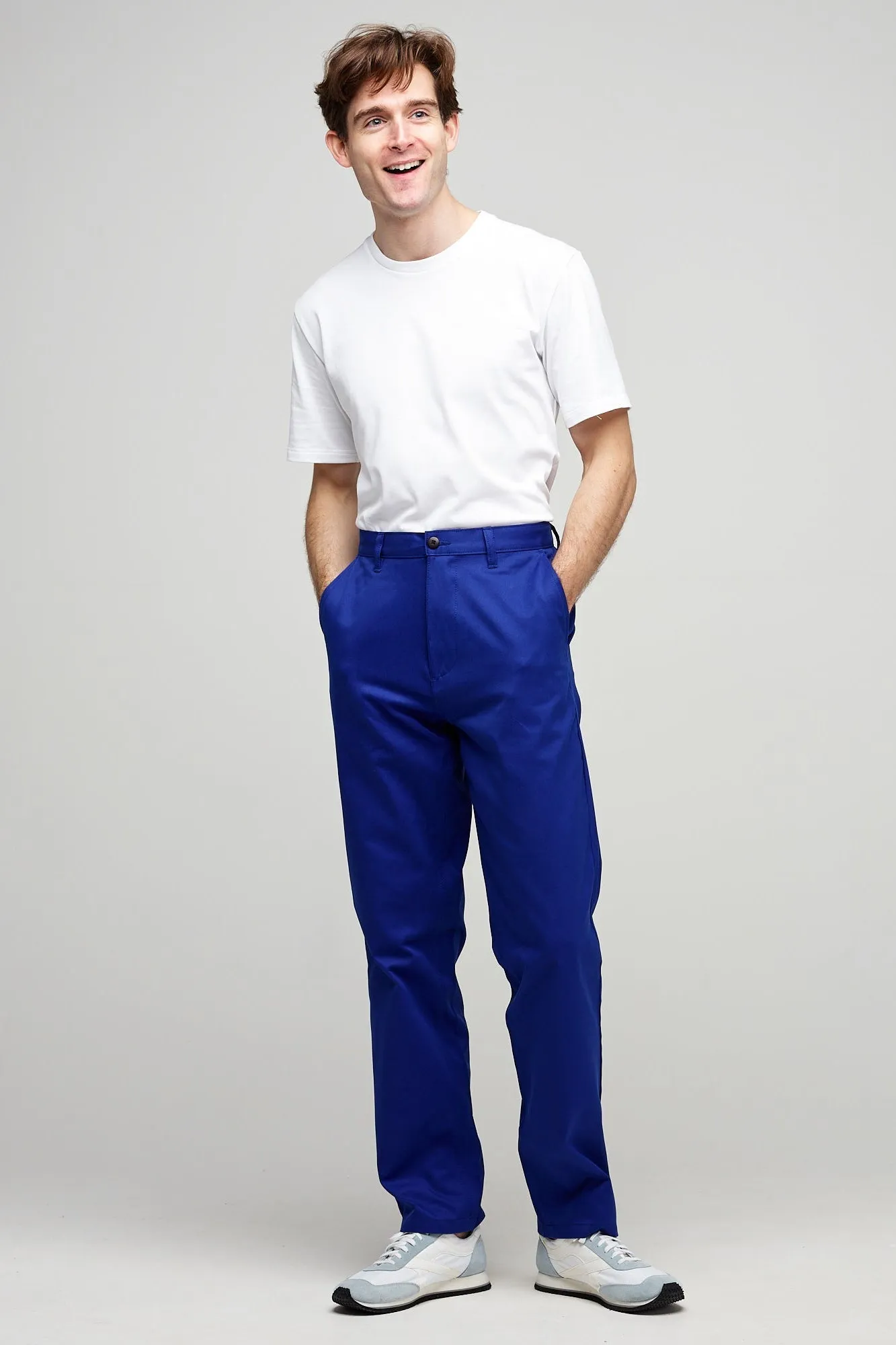 Men's Relaxed Chino - Royal Blue