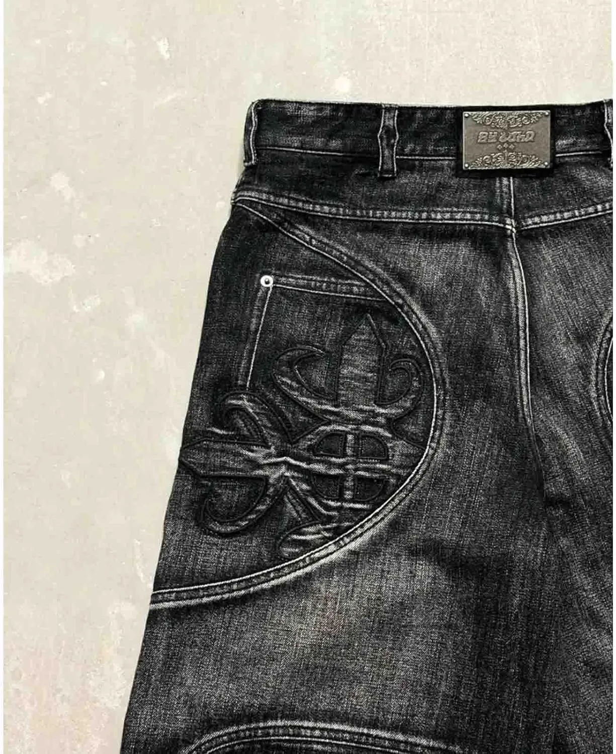 Men's Wide Leg Jeans - Women's Gothic Straight Loose Jeans