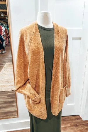 Millie Mustard Chenille Cardigan*SALE*