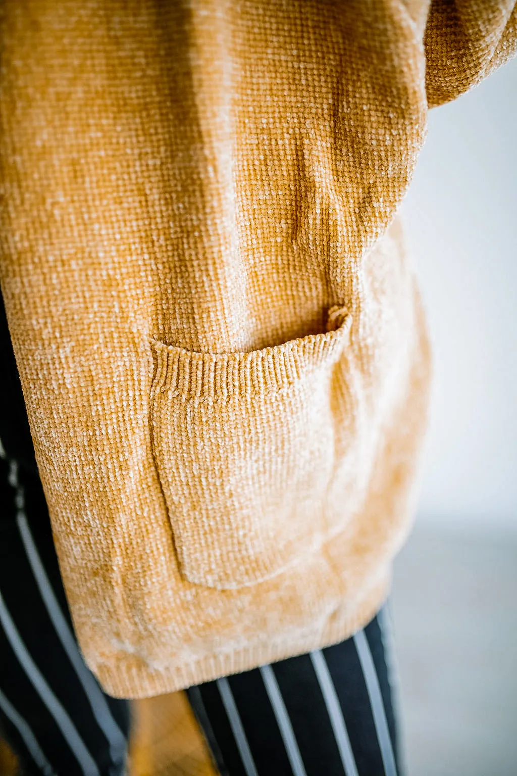 Millie Mustard Chenille Cardigan*SALE*