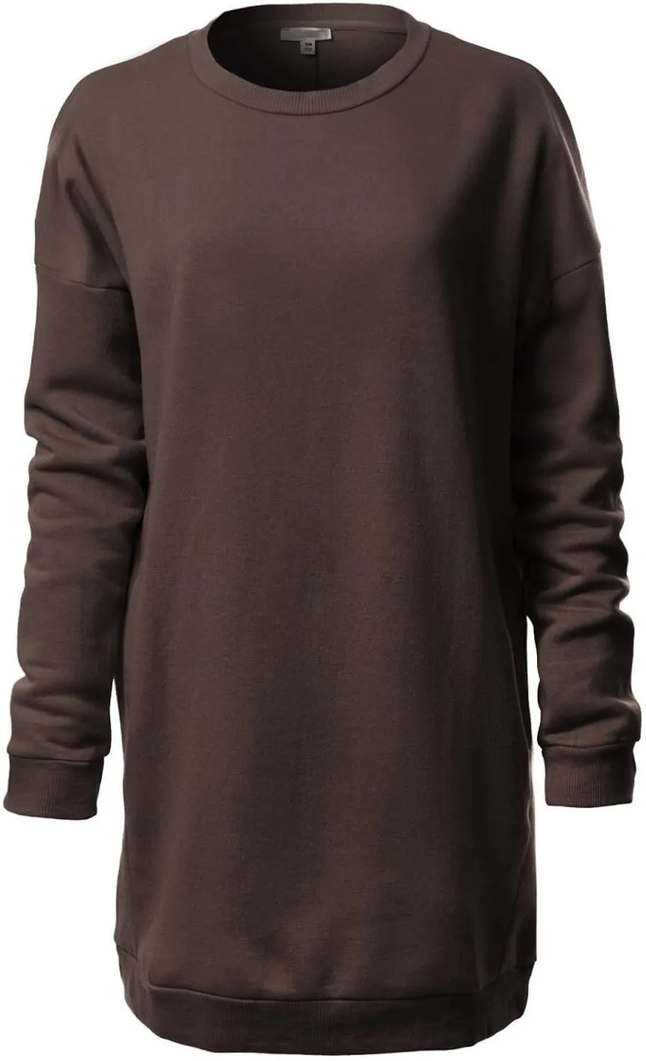 MixMatchy Women's Oversized Sweatshirts Crewneck Long Sleeve Tunic Pullover Fleece Sweater S-3X