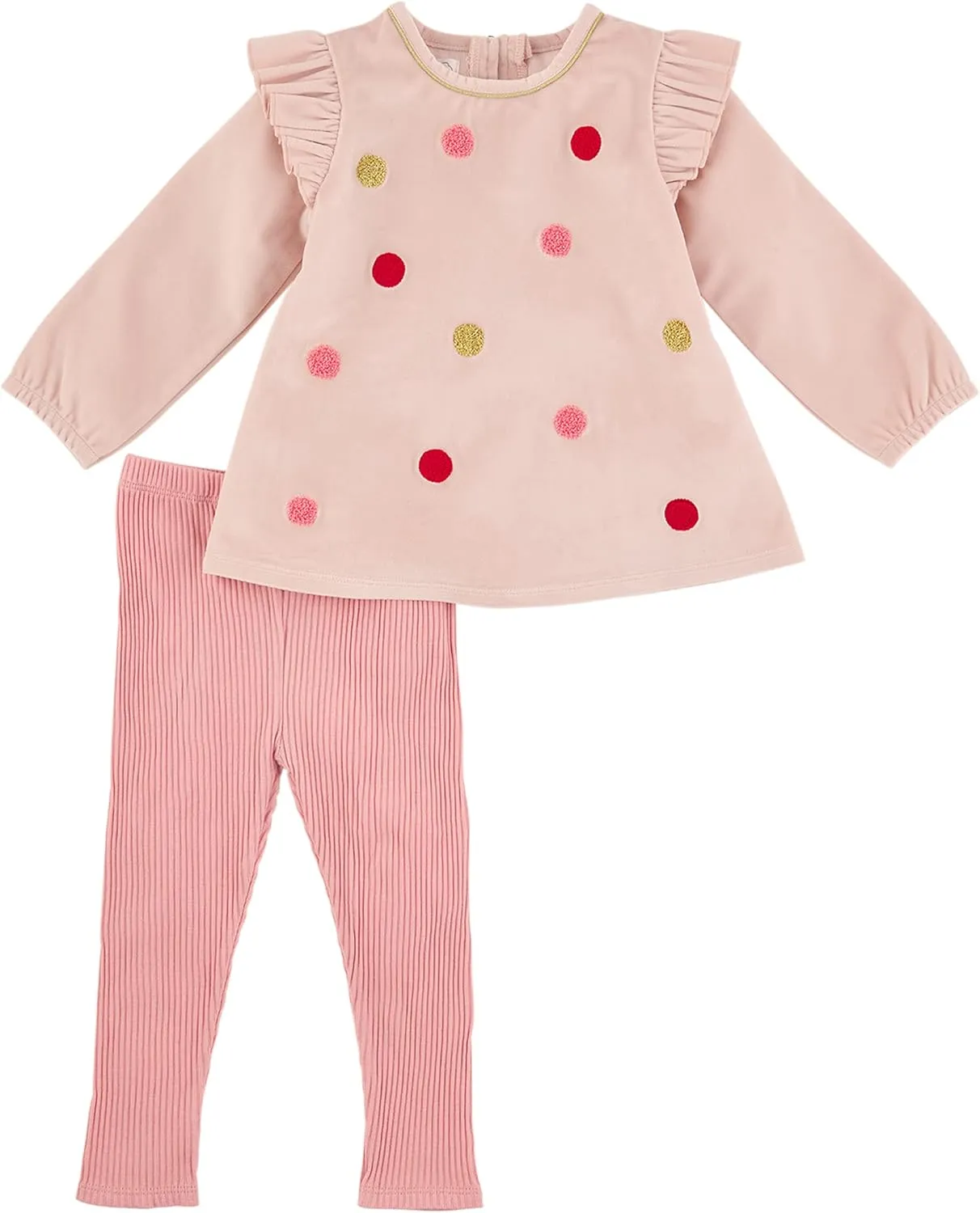 Mud Pie baby-girls Baby Girl Pink Tunic and LeggingMud Pie Baby Girl Pink Tunic And Legging