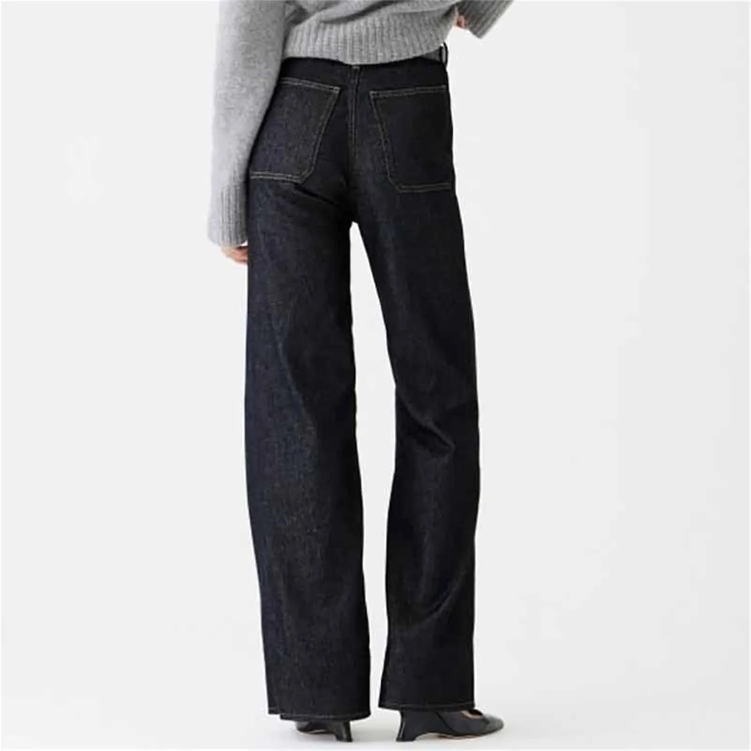 Oprah's Favorite Jeans, Oprah Pants, Oprah Jeans, Curvachic Jeans, Tummy Control Sailor Wide Leg Trouser